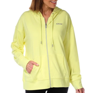 Thumbnail 1: DKNY Women's Metallic Bubble Logo Full Zip Hoodie 