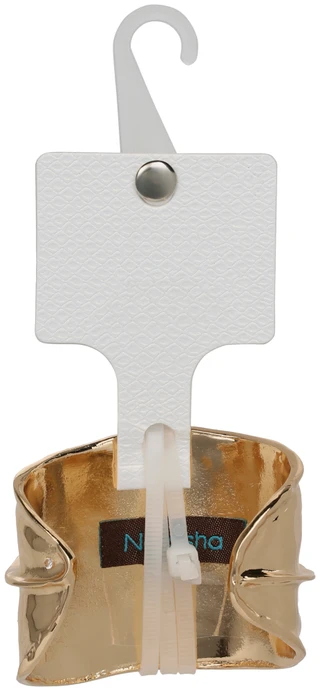Thumbnail 2: Natasha Gold Tone Cuff Bracelet  