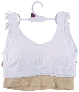Thumbnail 2: Gloria Vanderbilt 2 Pk Women's Plus Full Coverage Seamless Wireless Bras  