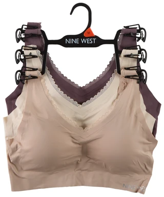 Thumbnail 1: NINE WEST 3 Pk Women's Wireless Comfort Bras  