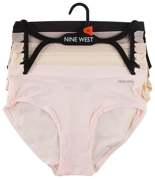 Thumbnail 1: NINE WEST 5 Pk Women's Microfiber Briefs  