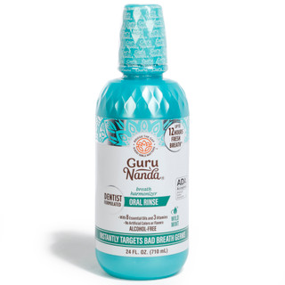 Thumbnail 1: Guru Nanda 24 OZ Wild Mint Breath Harmonizer Oral Rinse  