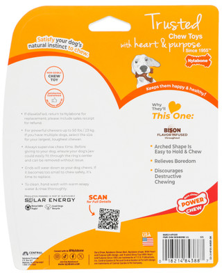 Thumbnail 2: Nylabone Bison Flavored Power Dog Chew 