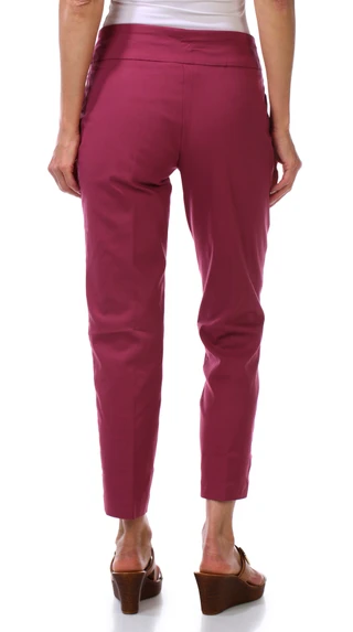 Thumbnail 2: Hearts of Palm Women's Petite Solid Tech Stretch Pants 