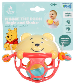 Thumbnail 1: Disney Baby's Winnie The Pooh Jingle and Shake Toy 