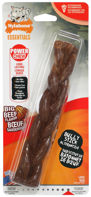 Thumbnail 1: Nylabone Beef Flavored Power Dog Chew 