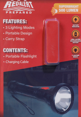 Thumbnail 2: Vivitar Portable Super Bright 500 Lumen Flashlight  