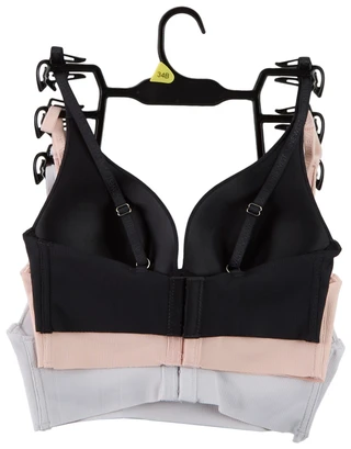 Thumbnail 2: NINE WEST 3 Pk Women's Ribbed Wire Free Bras  