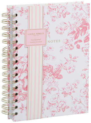 Thumbnail 1: Laura Ashley Pink Floral Spiral Bound Notebook 