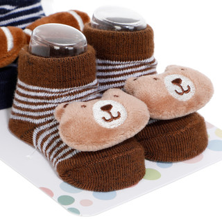 Thumbnail 2: Little Me 2 Pk Rattle Booties  