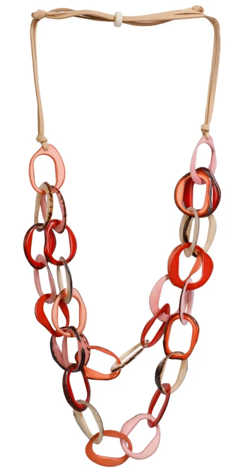 Thumbnail 1: TAGUA Handmade Tagua Palm Nut Necklace  