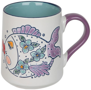 Thumbnail 1: Spectrum Designz Floral Fish Mug  