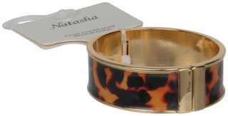 Thumbnail 2: Natasha Chunky Tortoise Cuff Bracelet  