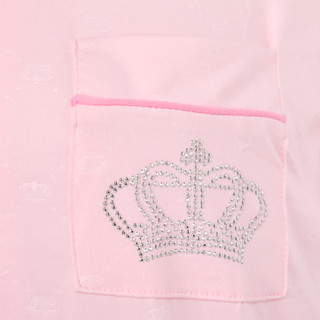 Thumbnail 2: Juicy Couture Women's Plus Short Sleeve Embossed Crown Button Up Nightgown 