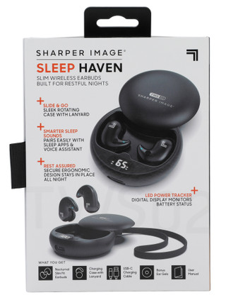 Thumbnail 2: Sharper Image Sleep Haven Slim Wireless Earbuds 