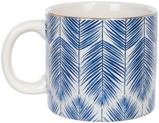 Thumbnail 1: Punch Studio 14.6 oz Coastal Palm Ceramic Mug  