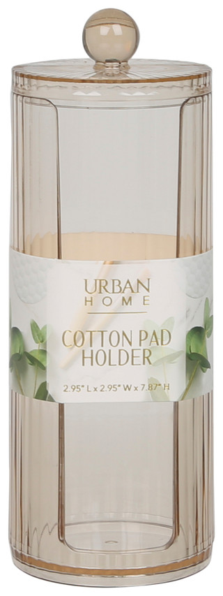 Thumbnail 1: URBAN HOME Ribbed Cotton Pad Holder  