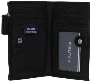 Thumbnail 3: Nautica Zip Fold Bifold Wallet 