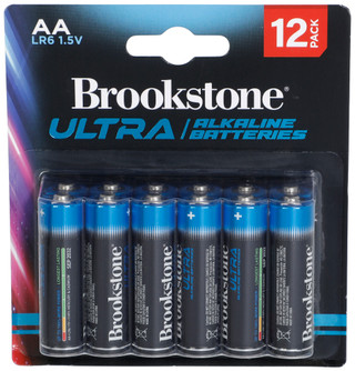 Thumbnail 1: Brookstone 12 Pk Ultra Alkaline Batteries  