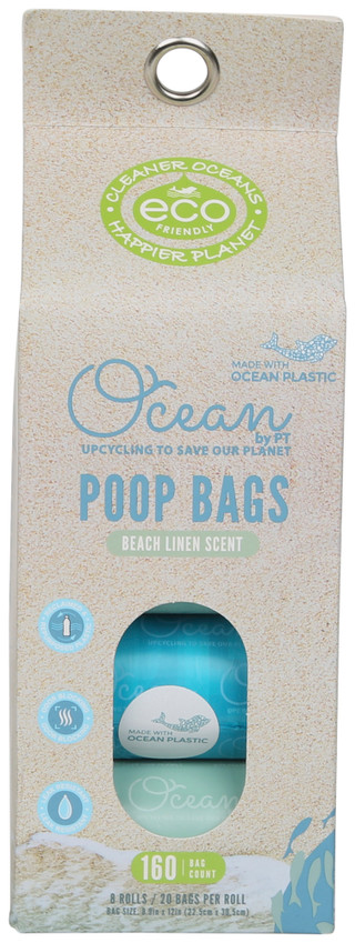 Thumbnail 1: Ocean by PT 160 Pk Eco-Friendly Pet Waste Bags 
