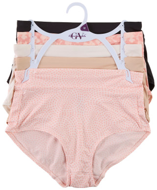 Thumbnail 1: Gloria Vanderbilt 5 Pk Women's Muffin Top Smoothing Every Day Briefs  