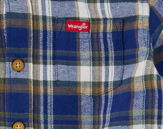 Thumbnail 2: Wrangler 2 Pc Boys Long Sleeve Button Up Flannel and Pants Set  