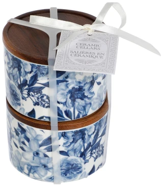 Thumbnail 2: 10 Strawberry Street 2 Pk Ceramic Cellar Canister Set 