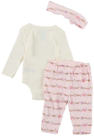 Thumbnail 2: Disney Baby Baby Girls 3 Pc Sweet Like Bambi Onesie Pants Set 