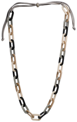 Thumbnail 1: TAGUA Handmade Tagua Onyx Black Combo Necklace  