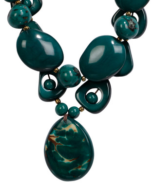 Thumbnail 2: TAGUA Handmade Tagua Palm Nut Necklace  