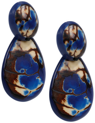 Thumbnail 2: TAGUA Handmade Tagua Palm Nut Octavia Earrings  