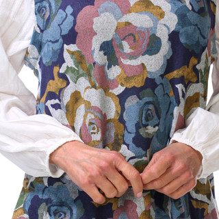 Thumbnail 2: ZAC AND RACHEL Women's Petite Long Sleeve Hacci Floral Crew Neck Top 