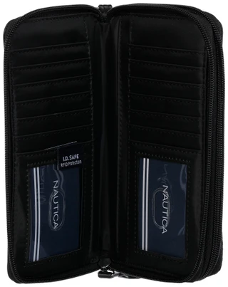 Thumbnail 5: Nautica Double Zip Around Wallet 