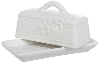 Thumbnail 2: 10 Strawberry Street 7 in Ceramic Butter Dish 