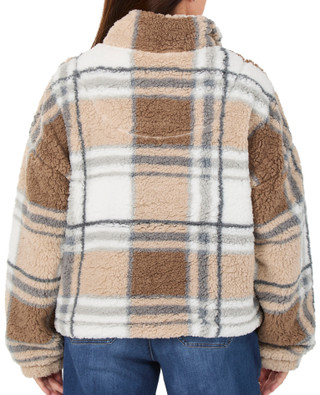 Thumbnail 2: THREAD AND SUPPLY Women's Plus Long Sleeve Quarter Zip Pullover Jacket  