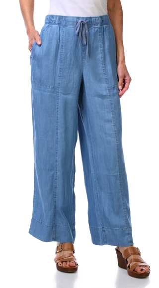 Thumbnail 1: Coral Bay Women's Pull-On Wide Leg Pants 