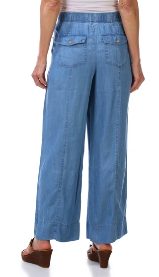 Thumbnail 2: Coral Bay Women's Pull-On Wide Leg Pants 