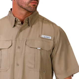 Thumbnail 3: Habit Men's Short Sleeve Button Down Outdoor Shirt 