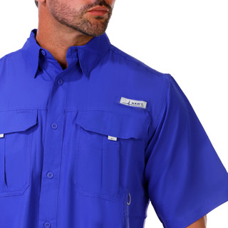 Thumbnail 3: Habit Men's Short Sleeve Button Down Performance Shirt 