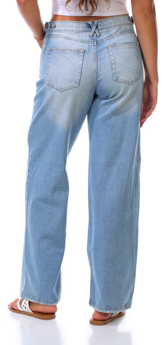 Thumbnail 3: BCBG Generation Juniors Tab Waist Straight Jeans  