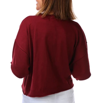 Thumbnail 2: 1 STATE Women's Short Sleeve Exposed Seam Knit Top  