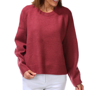 Thumbnail 1: Vince Camuto Women's Long Sleeve Back Seam Cozy Pullover Sweater  
