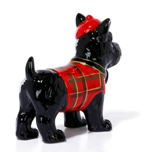 Thumbnail 2: Magical Season 7 in Christmas Scottie in Tam & Plaid Sweater Decor 