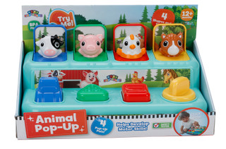 Thumbnail 1: Brooklyn Lollipop Mini Explorers Pop Up Animal Toy  