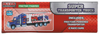 Thumbnail 2: Brooklyn Lollipop Super Transporter Truck with 2 Cars 