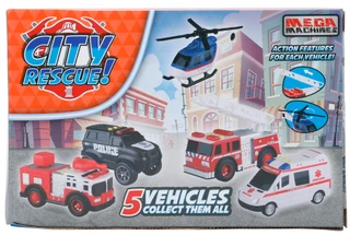 Thumbnail 2: Brooklyn Lollipop City Rescue Firetruck Toy 