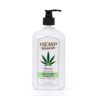 Thumbnail 1: Hemp Heaven 18 oz Coconut Natural Hemp Seed Oil Body Lotion 