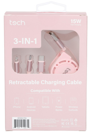 Thumbnail 2: tech 3-in-1 Retractable Cable  