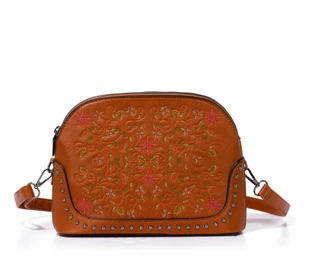 Thumbnail 1: Sam & Hadley Garden Embroidered Triple Compartment Crossbody Bag 
