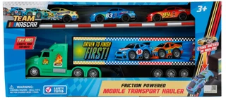 Thumbnail 1: Brooklyn Lollipop Friction Powered Mobile Transport Hauler w/ 3 Racers 